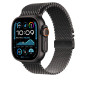 Apple Watch Band - Bracelet Milanais - 49 mm - Noir - Small