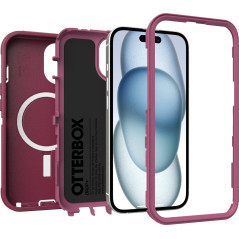 Otterbox Defender Series MagSafe Coque pour iPhone 17e, 16e, 15, 14, 13, Antichoc, résistante aux Chutes, Ultra Robuste, Coque d