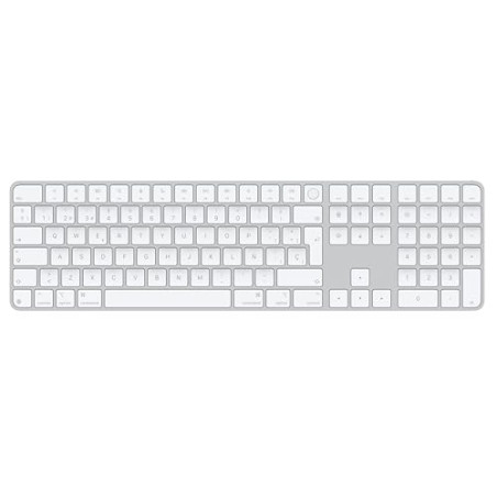 Apple Magic Keyboard avec Touch ID et pavé numérique pour Les Mac avec Puce Apple - Espagnol - Touches Blanches 