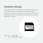 Transcend JetDrive Lite 130 Carte d'extension 512GB pour MacBook Air 13" (Fin 2010-2017) jusqu'à 95/55 MB/s - TS512GJDL130 Transcend JetDrive Lite 130 Carte d'extension 512GB pour MacBook Air 13" (Fin 2010-2017) jusqu'à 95/55 MB/s - TS512GJDL130