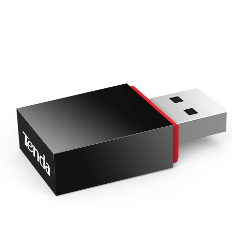 Tenda U3 Powerful WiFi Stick, Mini WiFi Adapter 300Mbps, USB 2.0, WiFi Card Compatible with Windows 11/10/8.1/8/7/XP, Mac OS X 1