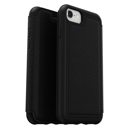 Otterbox Strada Coque pour iPhone 7/8/SE 2e gen/SE 3e gen, Antichoc, Anti-Chute, Cuir de qualité, 2 Porte-Cartes, supporte 3 x P