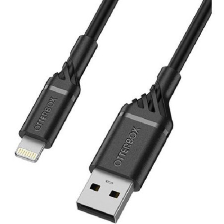 Otterbox Câble Renforcé USB-A vers Lightning, Certifié Mfi, Câble de Charge pour iPhone et iPad, Ultra-Robuste, résiste aux tors