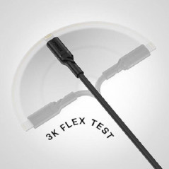Otterbox Câble Renforcé USB-A vers Lightning, Certifié Mfi, Câble de Charge pour iPhone et iPad, Ultra-Robuste, résiste aux tors