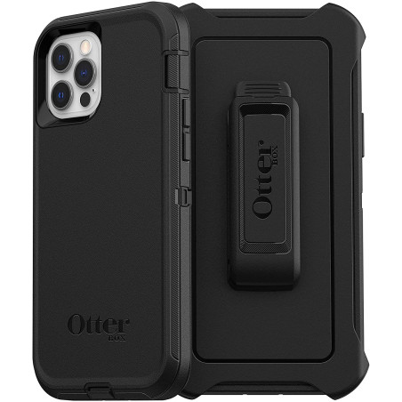 Otterbox Defender Coque pour iPhone 12/iPhone 12 Pro, Antichoc, Anti-Chute, Ultra-Robuste, Coque de Protection, supporte 4X Plus