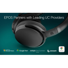 Casque Professionnel Adapt 360 - Réduction Active du Bruit, Connectivité Multi-Appareils, Optimisé pour Microsoft Teams, Design