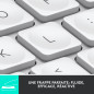 Logitech MX Keys Mini Minimaliste Clavier Sans Fil Illuminé, Compact, Bluetooth, Rétroéclairé, USB-C, Compatible Apple macOS, iO