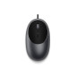 Satechi Souris Filaire C1 en Aluminium, Souris USB C Optique, Câble 1,5 m, DPI Ajustable, Élégante et Ergonomique pour MacBook A