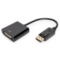 DIGITUS DisplayPort - Adapt. DVI Convertisseur, DP-DVI,15cm, Noir DIGITUS DisplayPort - Adapt. DVI Convertisseur, DP-DVI,15cm, Noir