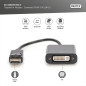 DIGITUS DisplayPort - Adapt. DVI Convertisseur, DP-DVI,15cm, Noir DIGITUS DisplayPort - Adapt. DVI Convertisseur, DP-DVI,15cm, Noir