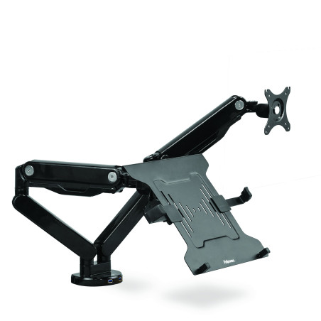 Fellowes Kit complémentaire pour Ordinateur Portable Compatible avec Bras Platinum, pour pc Portable jusqu'à 17", Norme VESA, No