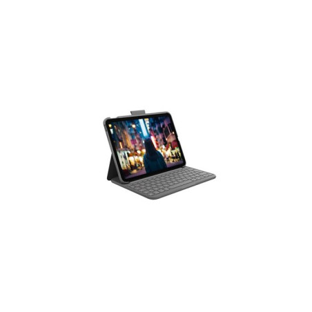 Logitech Slim Folio, étui Clavier pour iPad (10e génération et A16) avec Clavier sans Fil Bluetooth intégré, Clavier Français AZ