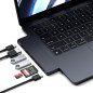 SATECHI 7 en 1 Hub Dual USB C Pro Slim USB4 avec 6K@60Hz 40Gbps, PD 100W, 2X USB-A et 1x USB-C à 10Gbps, HDMI 4K@60Hz, SD/MicroS SATECHI 7 en 1 Hub Dual USB C Pro Slim USB4 avec 6K@60Hz 40Gbps, PD 100W, 2X USB-A et 1x USB-C à 10Gbps, HDMI 4K@60Hz, SD/MicroS