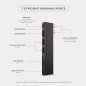 SATECHI 7 en 1 Hub Dual USB C Pro Slim USB4 avec 6K@60Hz 40Gbps, PD 100W, 2X USB-A et 1x USB-C à 10Gbps, HDMI 4K@60Hz, SD/MicroS SATECHI 7 en 1 Hub Dual USB C Pro Slim USB4 avec 6K@60Hz 40Gbps, PD 100W, 2X USB-A et 1x USB-C à 10Gbps, HDMI 4K@60Hz, SD/MicroS