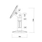 NewStar SPEAKER-W100 Support TV Argent