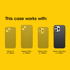 Otterbox Protecteur d'écran Premium Pro Privacy Glass pour iPhone 15 Pro Max, Verre trempé, protection supérieure anti-rayures, 