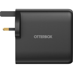 Otterbox Standard UK 100W USB-C PD GaN Chargeur Mural 4 Ports, x2 USB-C PD Ports + x2 USB-A Ports, Fast Charger pour Smartphone 