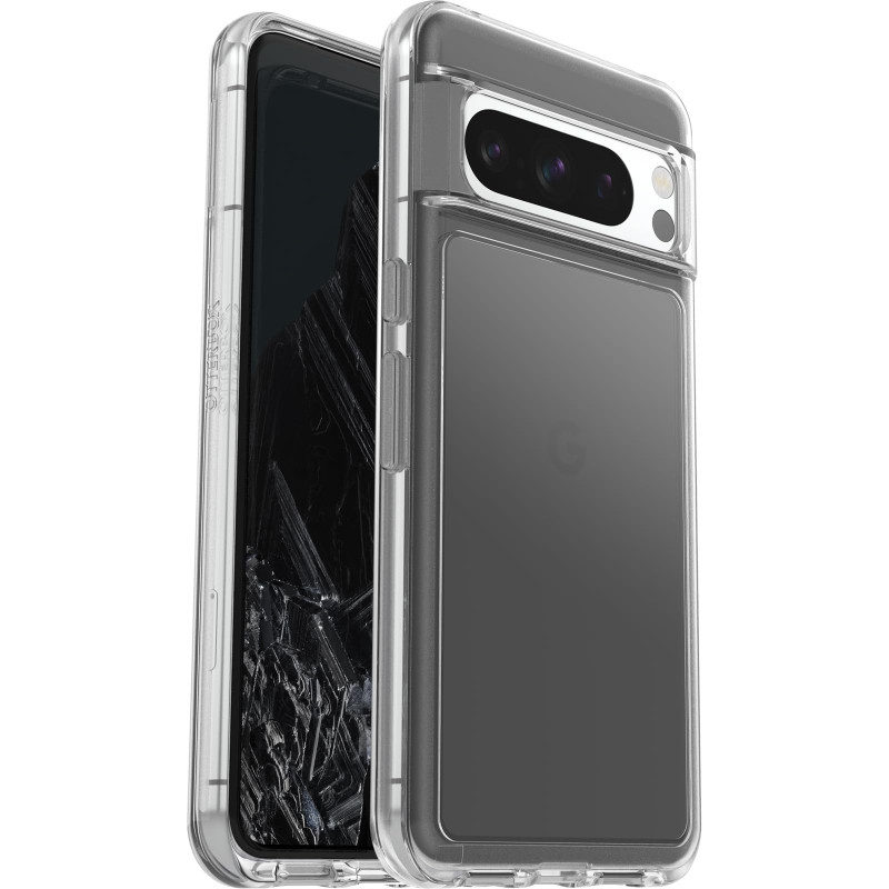 Otterbox Symmetry Clear Coque pour Google Pixel 8 Pro, Anti-Chute, Protection Fine, supporte 3 x Plus de Chutes Que la Norme Mil