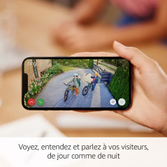 Ring Caméra extérieure sans fil (Stick Up Cam)| Caméra de surveillance wifi HD sur batterie, audio bidirectionnel, détection de