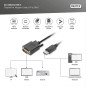 DIGITUS DisplayPort adapter cable, DP - DVI (24+1) M/M, 5.0m, w/interlock, DP 1.1a compatible, CE, noir DIGITUS DisplayPort adapter cable, DP - DVI (24+1) M/M, 5.0m, w/interlock, DP 1.1a compatible, CE, noir