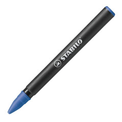 STABILO - EASYoriginal, Recharges pour Stylo Roller Ergonomique, Blister x 6 Recharges, Encre Bleue Effaçable, Pointe 0.5 mm