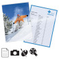 Ibico Pochettes de Plastification A4, 250 microns (2x125), Haute Protection et Durabilité des Documents, Paquet de 100, Finition Ibico Pochettes de Plastification A4, 250 microns (2x125), Haute Protection et Durabilité des Documents, Paquet de 100, Finition