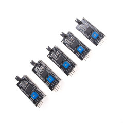 ANGEEK 5 pièces I2C/IIC/TWI Serial Interface Board Module Compatible avec Arduino R3 LCD 1602 2004 Le Display