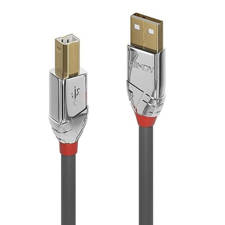 Câble Micro USB LINDY 36645 Noir Gris 7,5 m (1 Unités)