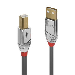 Câble Micro USB LINDY 36645 Noir Gris 7,5 m (1 Unités)