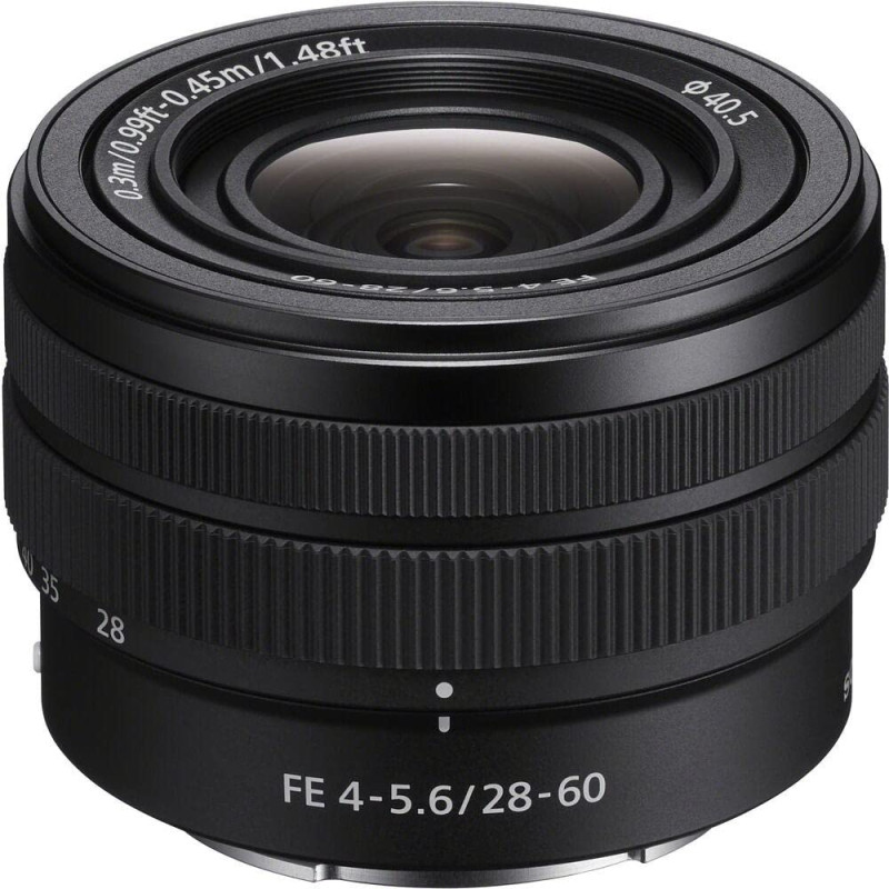 Sony SEL2860 FE 28-60mm F/4-5, 6 | Objectif Plein Format Monture E Noir Sony SEL2860 FE 28-60mm F/4-5, 6 | Objectif Plein Format Monture E Noir