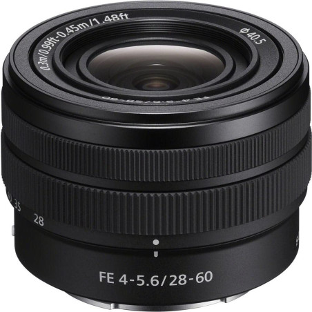 Sony SEL2860 FE 28-60mm F/4-5, 6 | Objectif Plein Format Monture E Noir