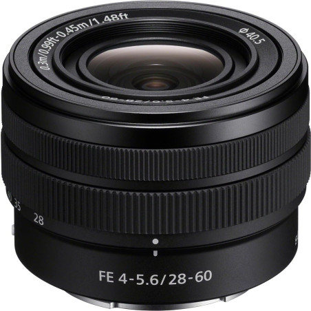 Sony SEL2860 FE 28-60mm F/4-5, 6 | Objectif Plein Format Monture E Noir