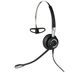 Jabra B2B 2400 II Casque Mono supra-auriculaire Quick Disconnect - Casque Léger Filaire Antibruit avec Voix HD et Coussinet soup