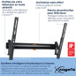Vogel's TVM 3615 Support Mural TV inclinable pour téléviseurs 40-77 Pouces, Max. 35 kg, Support TV Max. VESA 600x400, Compatibil