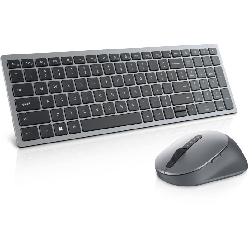 Dell KM7120W Clavier RF sans Fil + Bluetooth QWERTZ Allemand Gris, Titane Dell KM7120W Clavier RF sans Fil + Bluetooth QWERTZ Allemand Gris, Titane