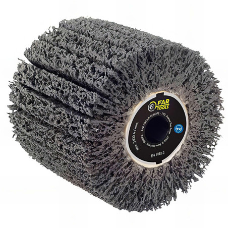 Fartools 110888 Brosse en carbure de Silicium Ø120mm-L100mm Compatible avec Rénovateur REX120, REX200 et REX-H200