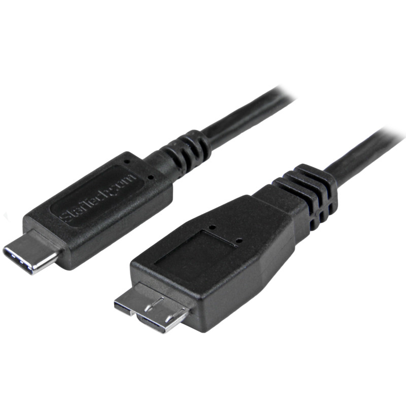 StarTech.com Câble USB-C vers Micro-B de 50 cm - M/M - USB 3.1 (10 Gb/s) (USB31CUB50CM) StarTech.com Câble USB-C vers Micro-B de 50 cm - M/M - USB 3.1 (10 Gb/s) (USB31CUB50CM)