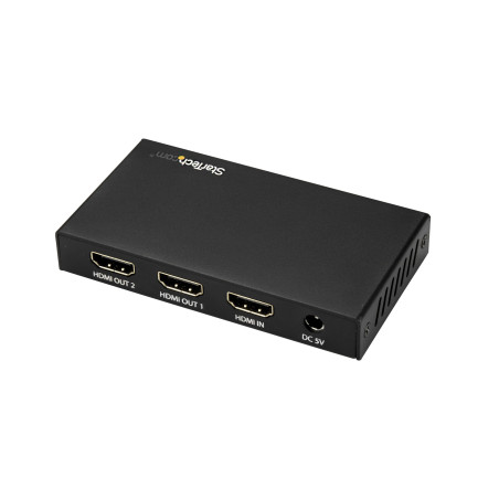 StarTech.com Répartiteur HDMI 1 entrée 2 sorties - HDMI 4K 60 Hz - HDR (ST122HD202)