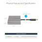 StarTech.com Adaptateur USB 3.0 vers Quad HDMI, USB vers 4x HDMI pour Windows (Pas de Support pour macOS/ChromeOS/Linux) StarTech.com Adaptateur USB 3.0 vers Quad HDMI, USB vers 4x HDMI pour Windows (Pas de Support pour macOS/ChromeOS/Linux)
