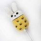 WONDEE Coque Airpods 1 et 2 avec intérieur en Silicone et Crochet en Forme de Lapin WONDEE Coque Airpods 1 et 2 avec intérieur en Silicone et Crochet en Forme de Lapin