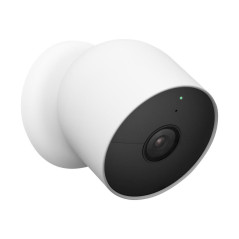 Google Nest Cam Caméra de Surveillance Intelligente pour l'intérieur et l'extérieur Blanc 1 pièce (1 pièce)