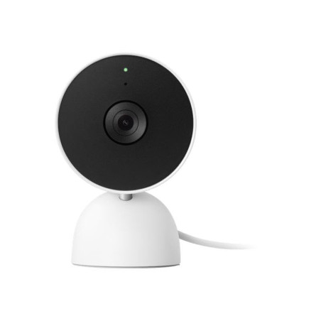 Google Nest Cam Caméra de Surveillance Intelligente pour l'intérieur et l'extérieur Blanc 1 pièce (1 pièce)