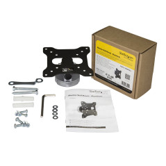 StarTech.com Support mural pour écran à fixation VESA jusqu'à 27" et 15 kg - Support moniteur plat à montage mural - Aluminium (