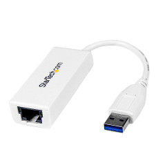 StarTech.com Adaptateur Réseau USB 3.0 vers Gigabit Ethernet - 10/100/1000 NIC - Adaptateur LAN USB vers RJ45 pour PC, Ordinateu