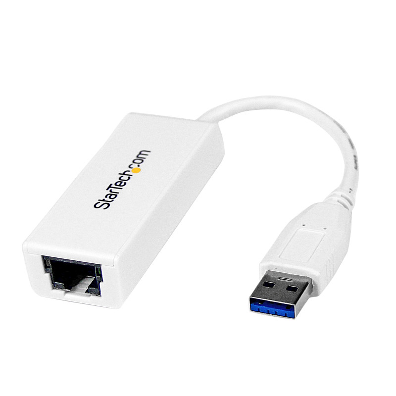 StarTech.com Adaptateur Réseau USB 3.0 vers Gigabit Ethernet - 10/100/1000 NIC - Adaptateur LAN USB vers RJ45 pour PC, Ordinateu StarTech.com Adaptateur Réseau USB 3.0 vers Gigabit Ethernet - 10/100/1000 NIC - Adaptateur LAN USB vers RJ45 pour PC, Ordinateu