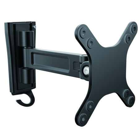 StarTech.com Bras d'écran à montage mural - Pivot simple - Support mural pour moniteur plat à fixation VESA jusqu'à 27" 15 kg (A