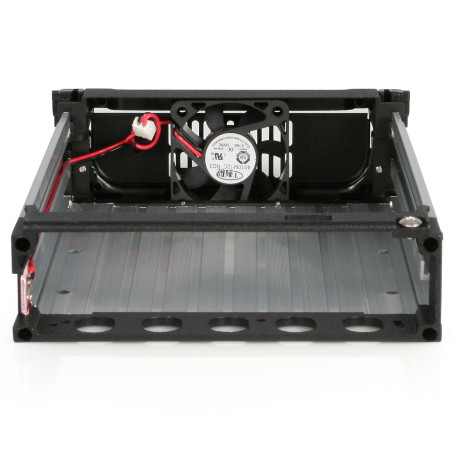 StarTech.com Rack amovible robuste en aluminium 5,25" avec ventilateur pour disque dur SATA 3,5" - Tiroir HDD 3,5 pouces (DRW150