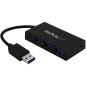 StarTech.com Hub USB 3.0 à 4 ports - 5Gbps - USB-A vers 3x USB-A 1x USB-C - Adaptateur d'alimentation inclus (HB30A3A1CSFS) StarTech.com Hub USB 3.0 à 4 ports - 5Gbps - USB-A vers 3x USB-A 1x USB-C - Adaptateur d'alimentation inclus (HB30A3A1CSFS)