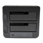 StarTech.com Dock pour Disque Dur à 2 baies USB 3.0 / eSATA vers SATA, Station d'Accueil pour SSD/HDD Externe 2,5/3,5" SATA I/II StarTech.com Dock pour Disque Dur à 2 baies USB 3.0 / eSATA vers SATA, Station d'Accueil pour SSD/HDD Externe 2,5/3,5" SATA I/II