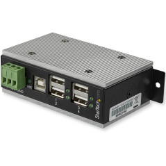 StarTech.com Multiprise USB 2.0 industrielle à 4 ports avec protection électrostatique (ESD) 15 kV